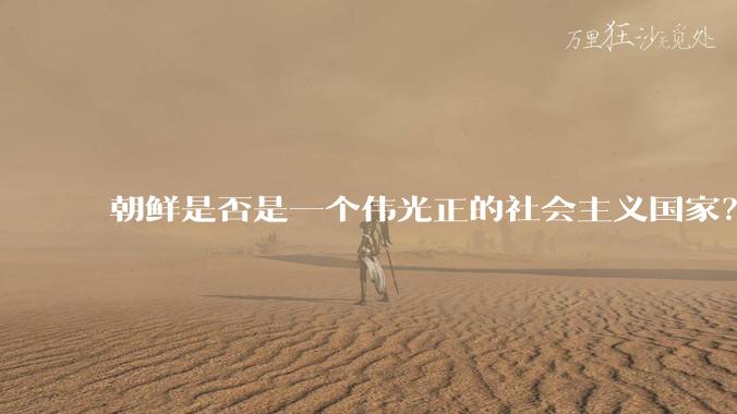 朝鲜是否是一个伟光正的社会主义国家？