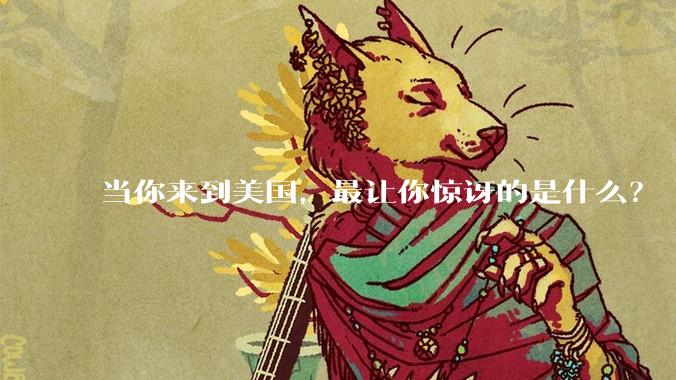 当你来到美国，最让你惊讶的是什么？